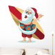 Santa Claus Giving Hang Wall Decal