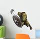 Axe Wielding Warrior Orc Wall Decal