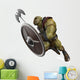 Axe Wielding Warrior Orc Wall Decal