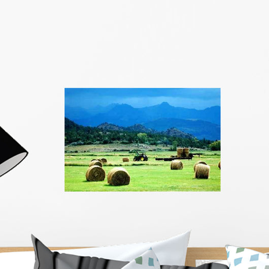 Mountain Hay Wall Decal