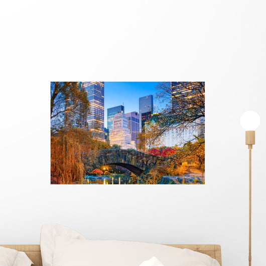 Central Park Autumn Wall Decal
