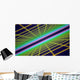Colorful Retro Grid Wall Decal
