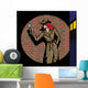 Old Style Girl Detective Wall Decal