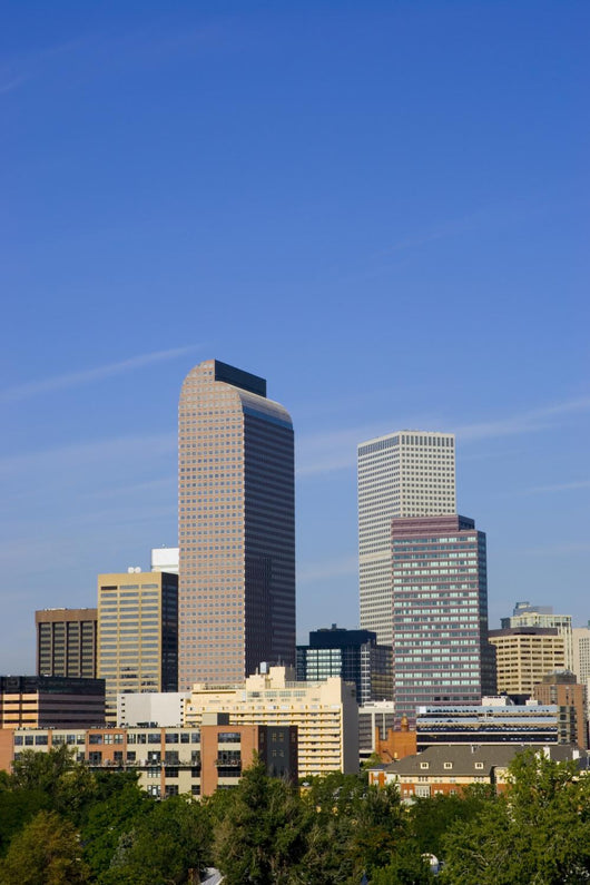 Denver Colorado Skyline Wall Mural
