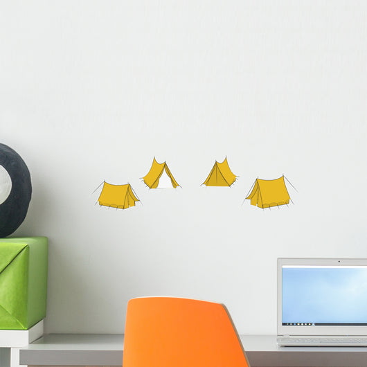camping tents Wall Decal