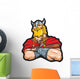 Viking, vector illustration Wall Decal