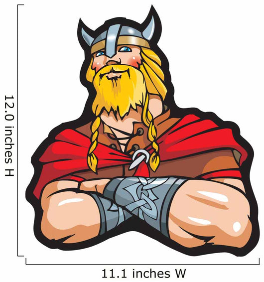 Viking, vector illustration Wall Decal