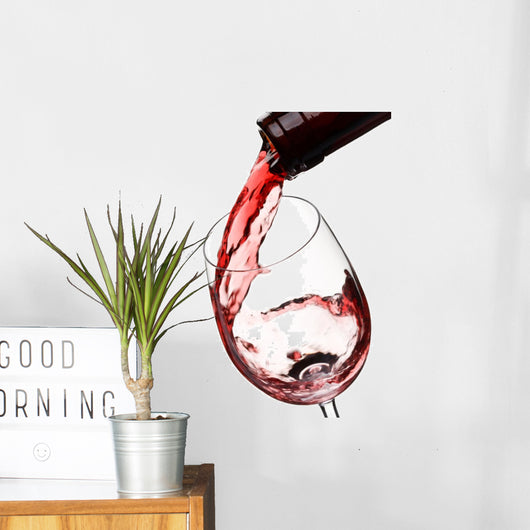 Red wine Wall Decal