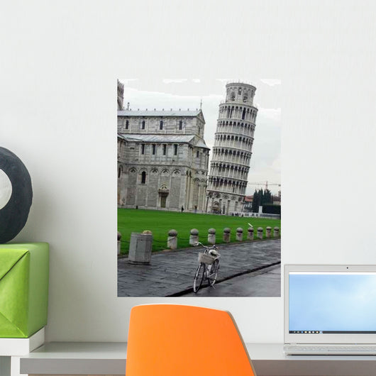 Declining-balance Bicycle Wall Decal