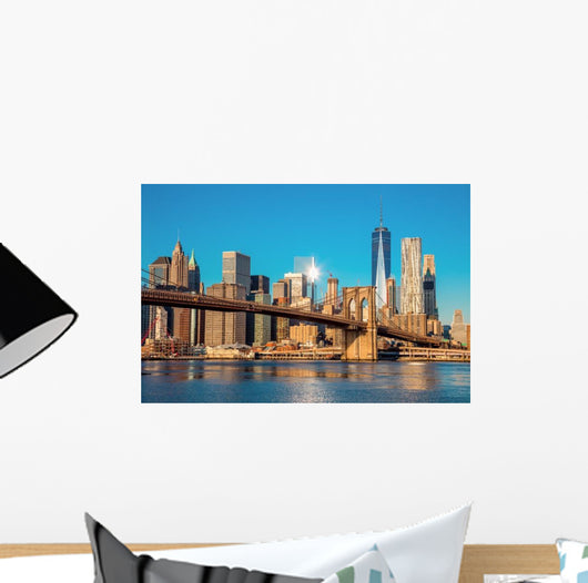 Famous Skyline Downtown New Wall Decal