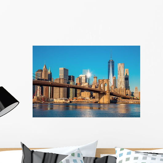 Famous Skyline Downtown New Wall Decal
