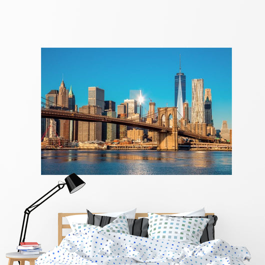Famous Skyline Downtown New Wall Decal