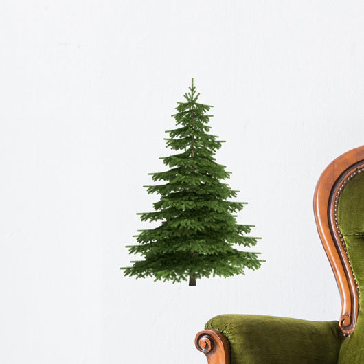 Tree isolated on white Wall Decal