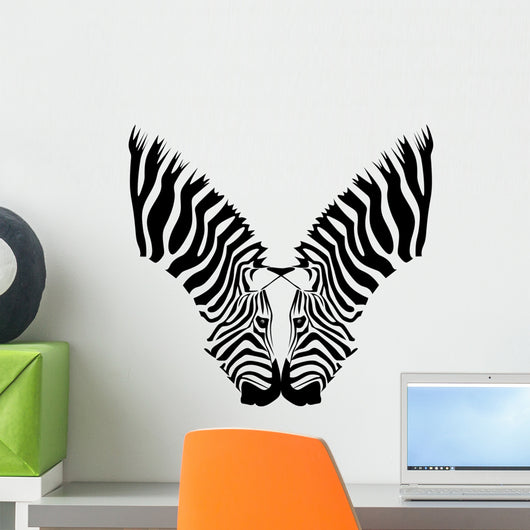 coppia zebre Wall Decal