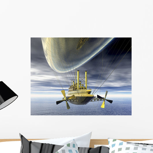 Airship Wall Mural