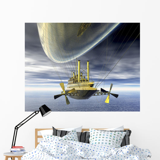Airship Wall Mural
