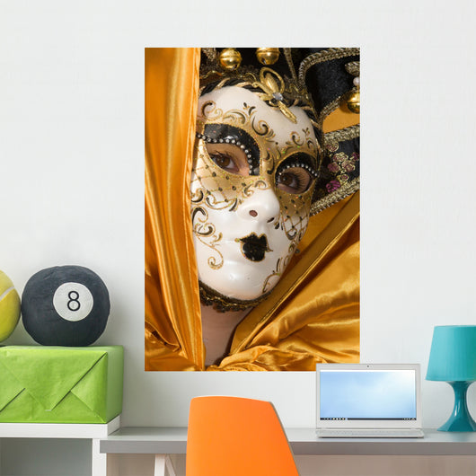 Venetian Mask Wall Mural
