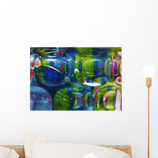 Abstract Greenblue Wall Mural