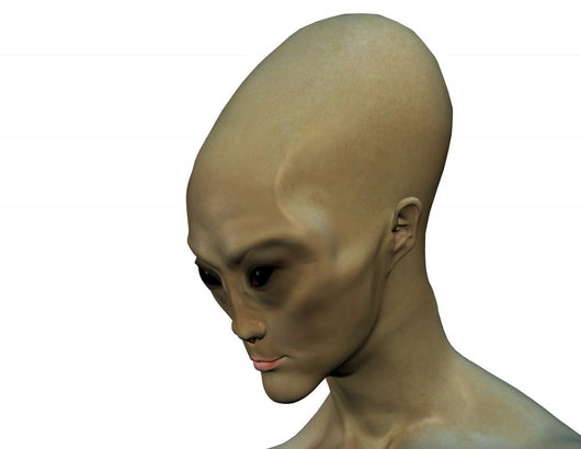 Alien Invader 1 W/ Clipping Mask Wall Decal