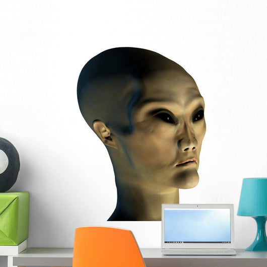 alien invader Wall Decal