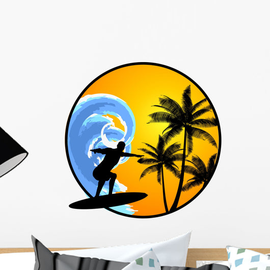 Surfer Wall Decal