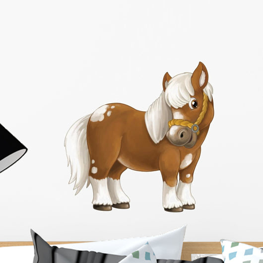 Cartoon Happy Horse Wall Decal