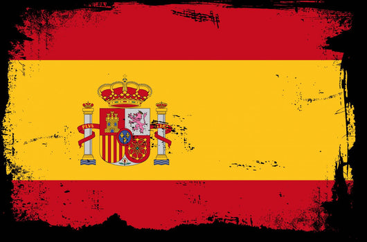 grunge flag - spain Wall Mural