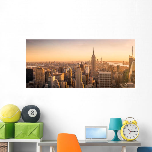 New York City Panorama Skyline Wall Decal