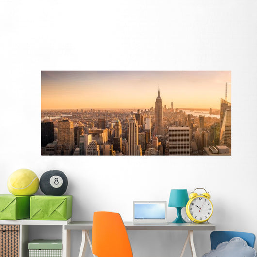 New York City Panorama Skyline Wall Decal