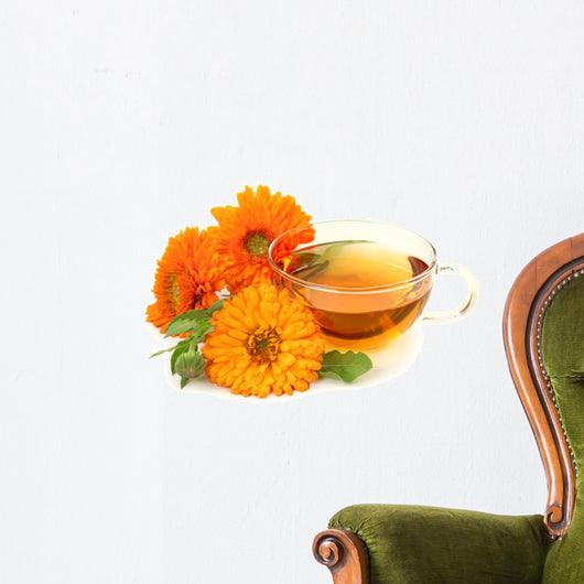 Herbal Calendula Tea Wall Decal