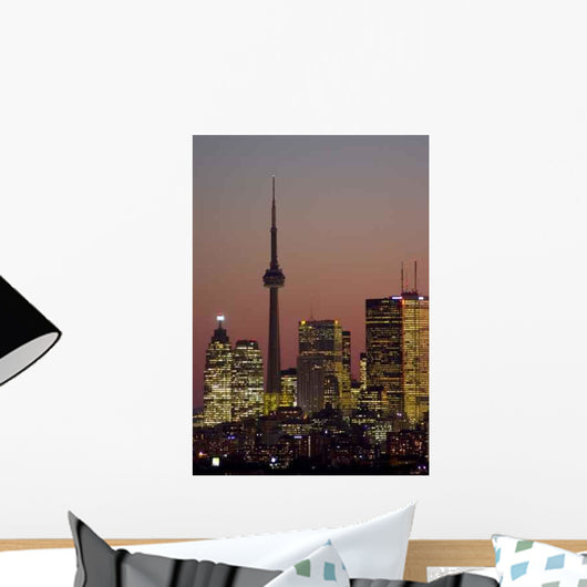 Night Toronto Wall Decal