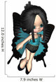 Blue Butterfly Fairy Wall Decal