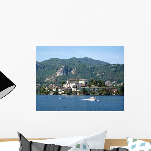 Mountain Village Wall Decal