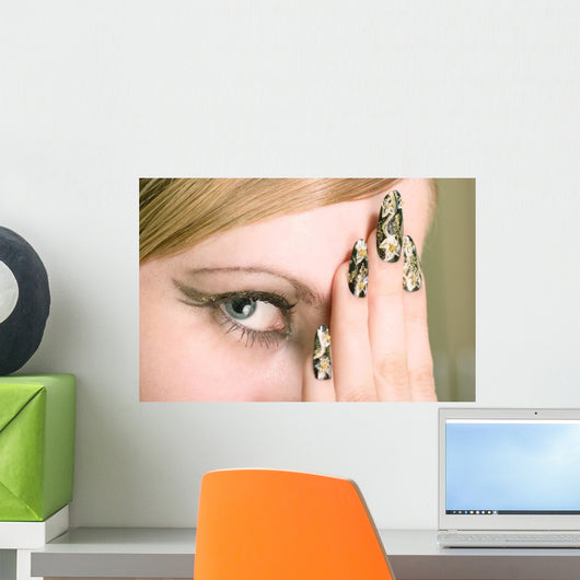 Details Women's Beauty Face Wall Mural