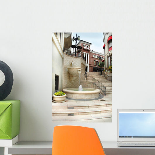 Via Rodeo Steps in Beverly Hills Wall Mural