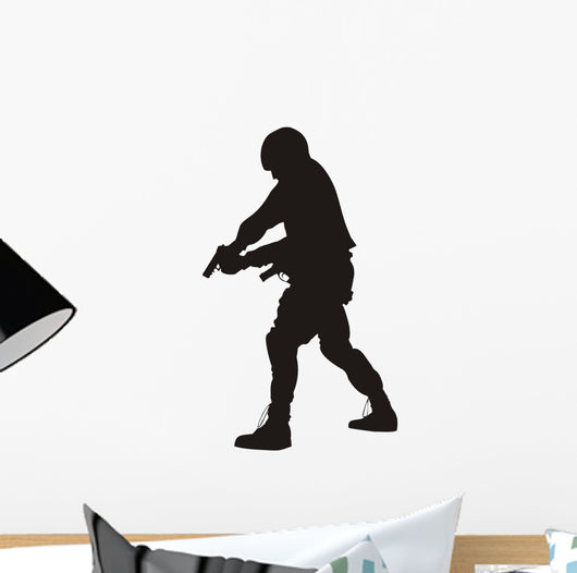 S.w.a.t. Silhouette Wall Decal