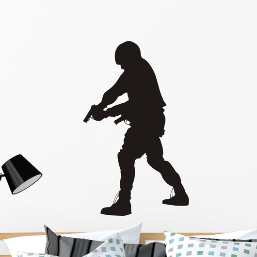 S.w.a.t. Silhouette Wall Decal