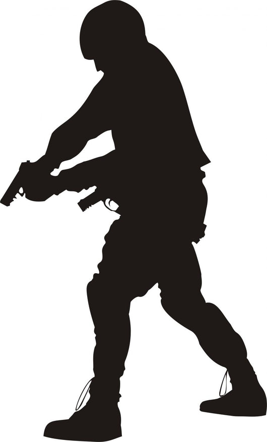 S.w.a.t. Silhouette Wall Decal
