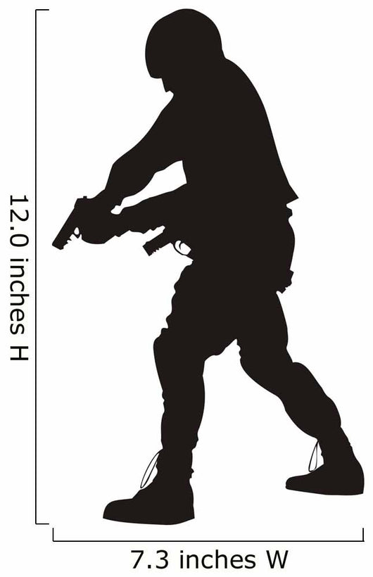 S.w.a.t. Silhouette Wall Decal