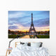 Cityscape with Eiffel Tower Wall Decal