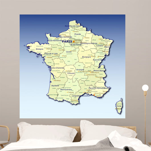 France map Wall Mural