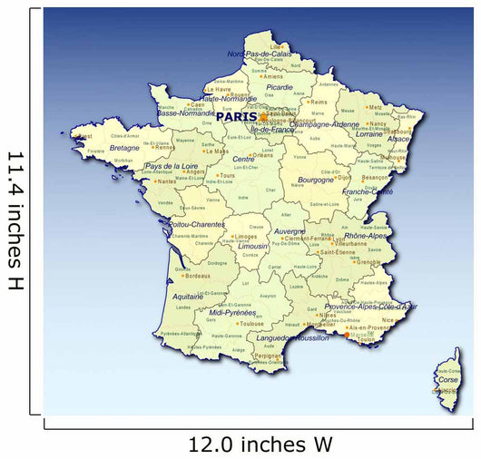 France map Wall Mural