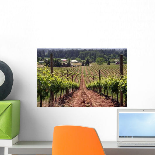 Summer Vineyard Wall Decal