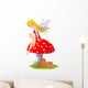 fairy elf mushroom Wall Decal