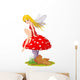 fairy elf mushroom Wall Decal