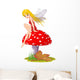 fairy elf mushroom Wall Decal