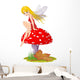 fairy elf mushroom Wall Decal