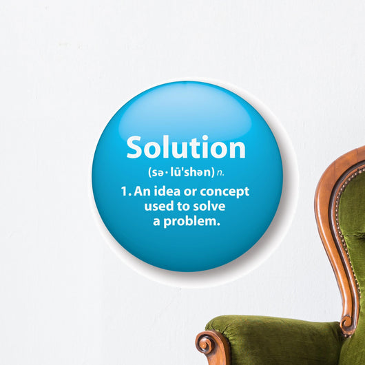solution Wall Decal