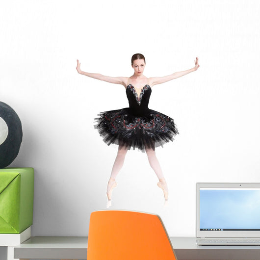 Beautiful Ballet Releve Position Wall Decal