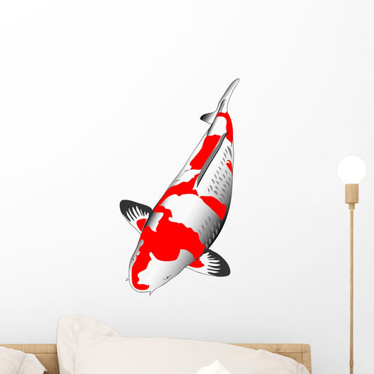 Kohaku Koi Wall Decal